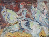 YITZHAK FRENKEL-FRENEL OIL ON