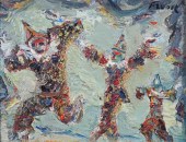 YITZHAK FRENKEL-FRENEL OIL ON