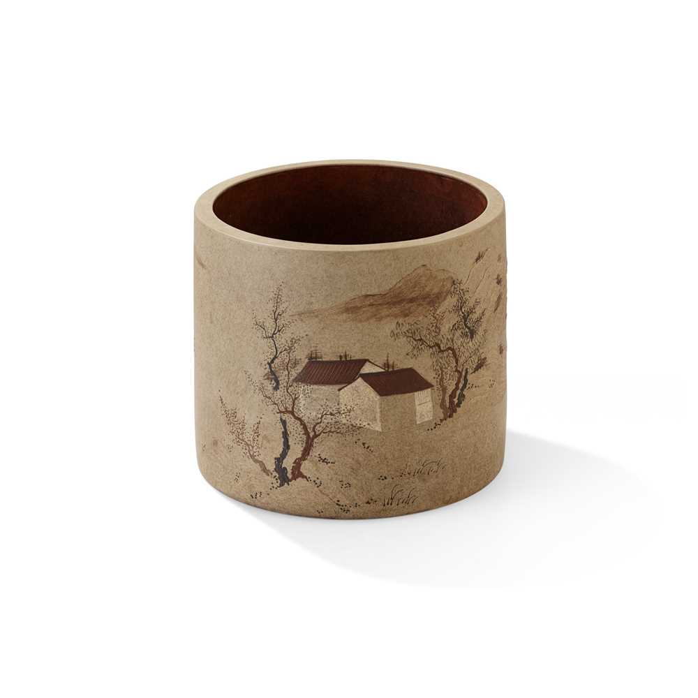 YIXING STONEWARE SLIP-DECORATED