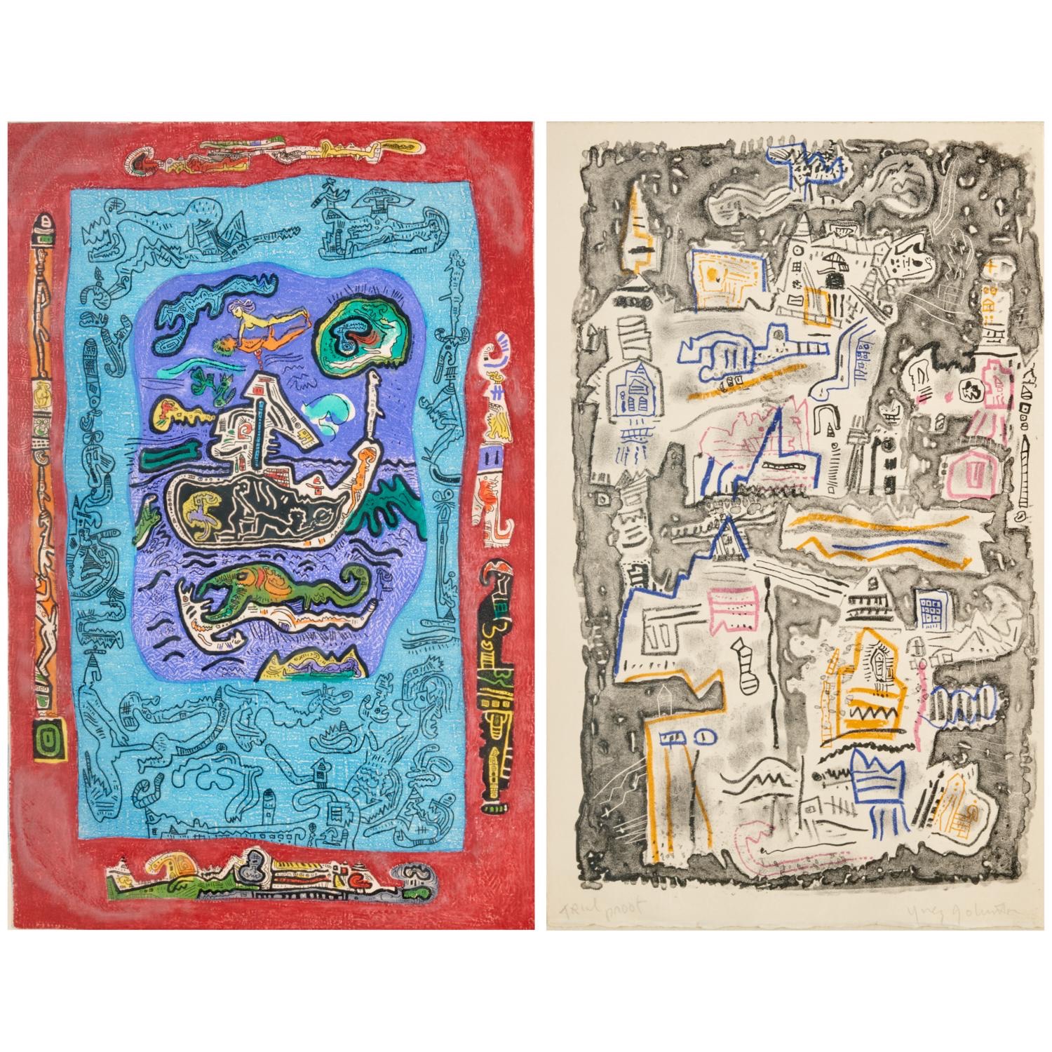 YNEZ JOHNSTON, ETCHING AND
