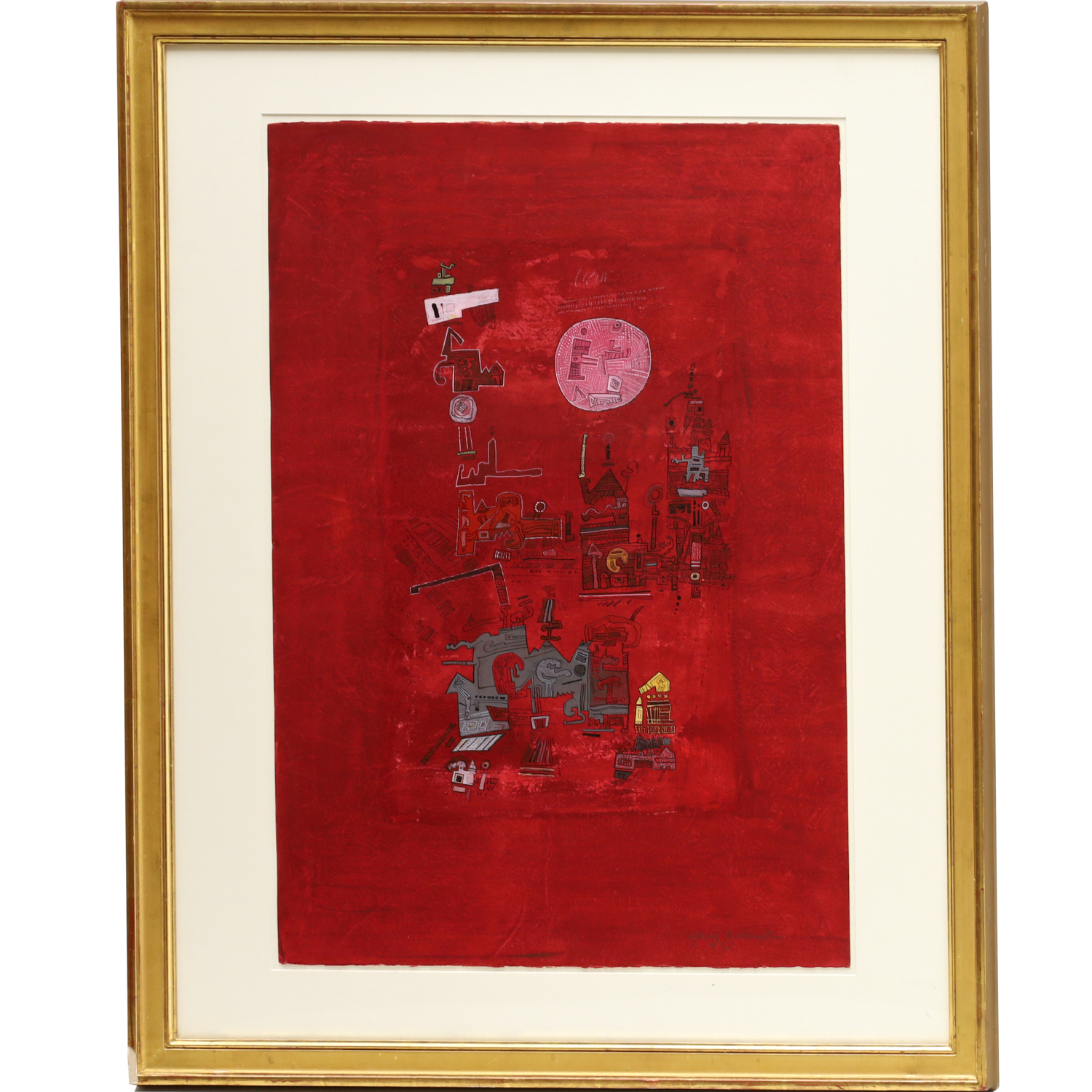 YNEZ JOHNSTON, WATERCOLOR, 1974