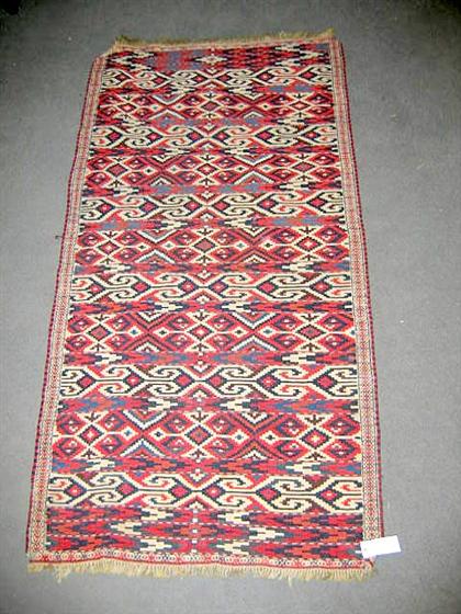 Yomud Turkoman brocaded flatweave