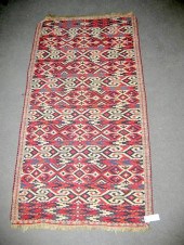 Yomud Turkoman brocaded flatwe