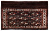 Yomut Rug Turkman, rows of gul