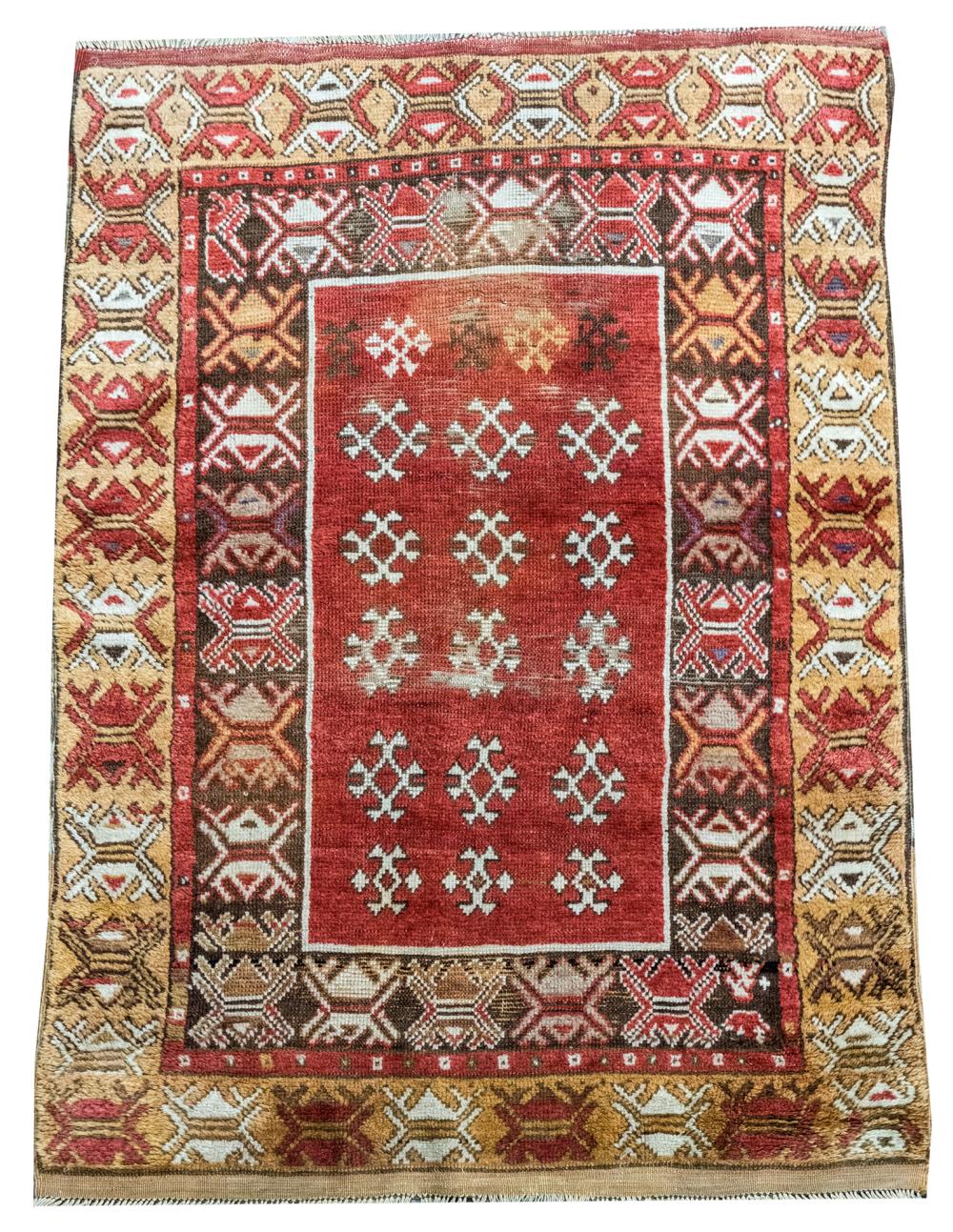 YOMUT RUGwool on wool; 5' x 3'7"