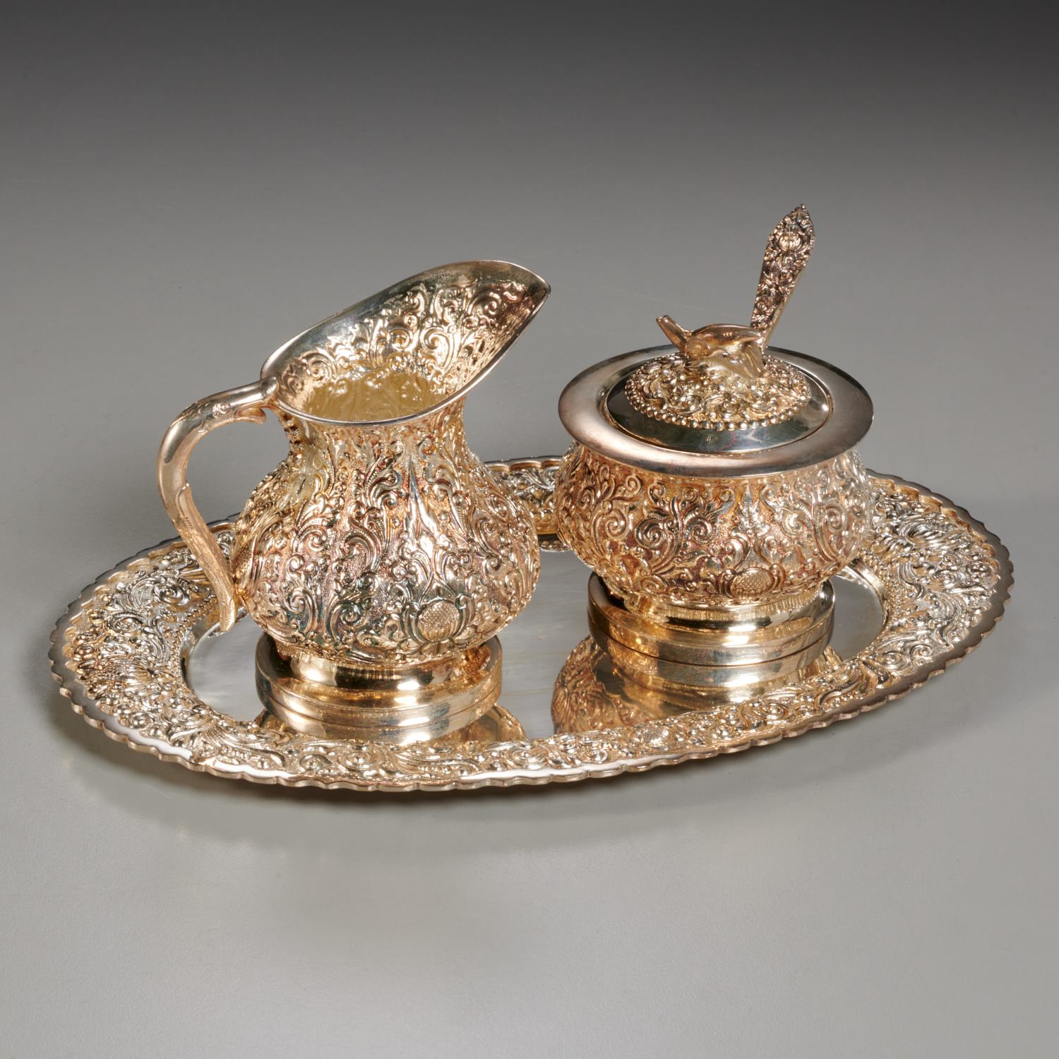 YONGA SILVER FOUR PIECE CREAM AND