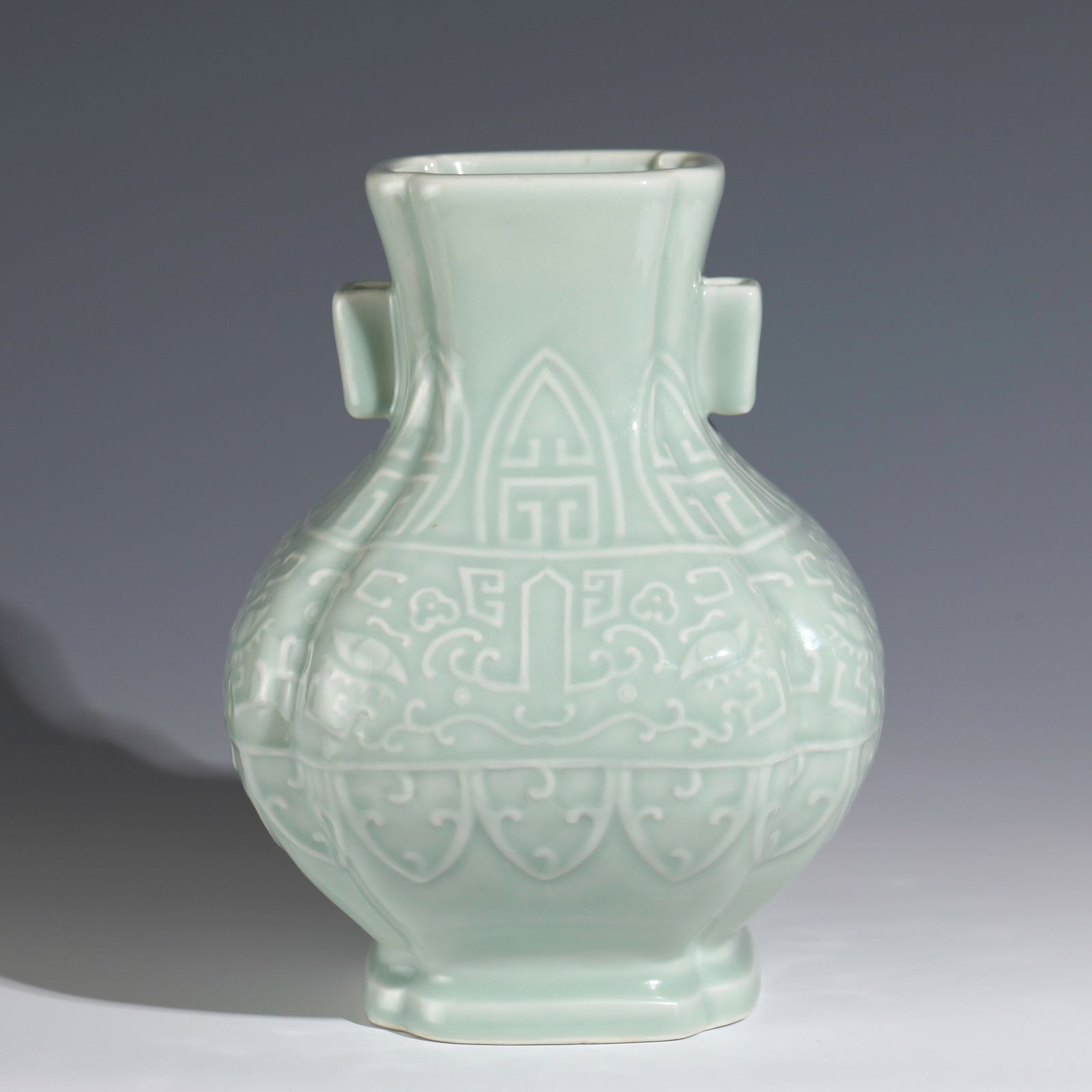 YONGZHENG CARVED PORCELAIN ZUN