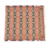 YORK COUNTY JACQUARD COVERLET,