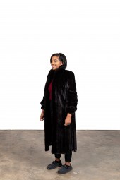 YORK FURS FULL LENGTH MINK COA