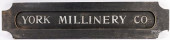 YORK MILLINERY CO. PAINTED TRA