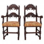 YORKSHIRE OAK UPHOLSTERED ARMC