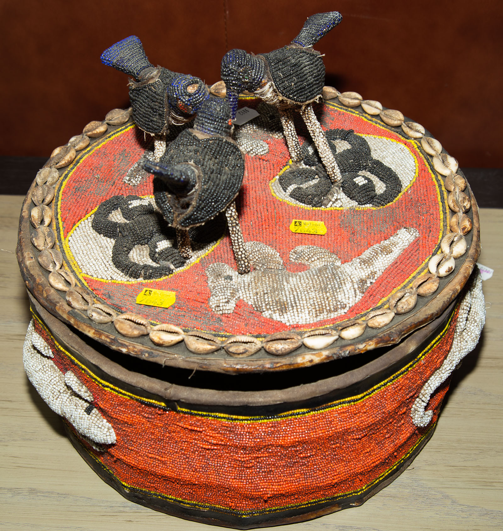 YORUBA (AFRICAN) BEADWORK BOX