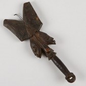 YORUBA AFRICAN ESHU JANUS FACE