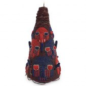 YORUBA BEADED ROYAL CROWNDESCR