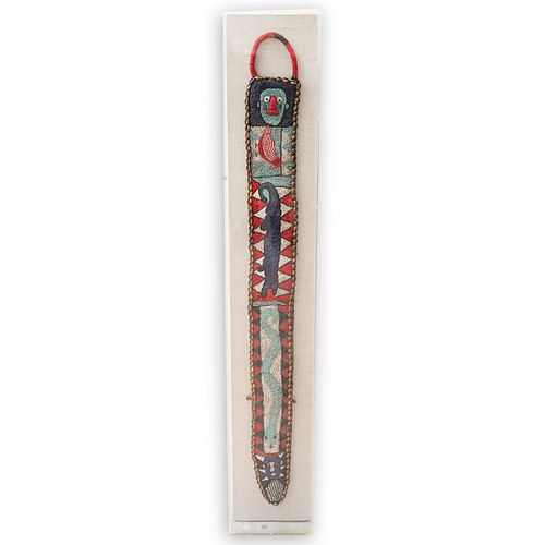 YORUBA BEADED SASHDESCRIPTION: A