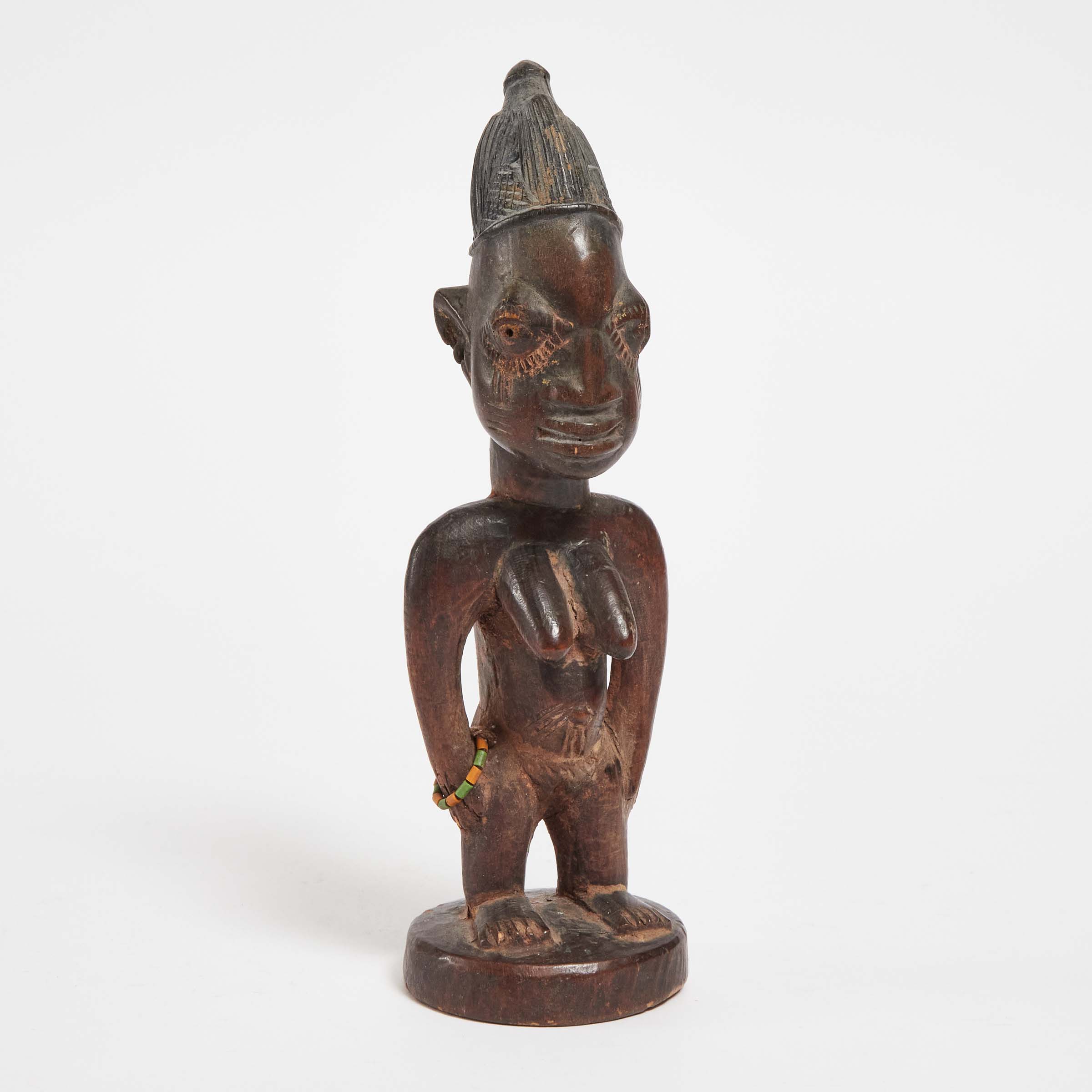 Yoruba Female Ibeji Figure, Oyo