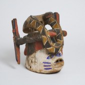 Yoruba Gelede Helmet Mask, Nig