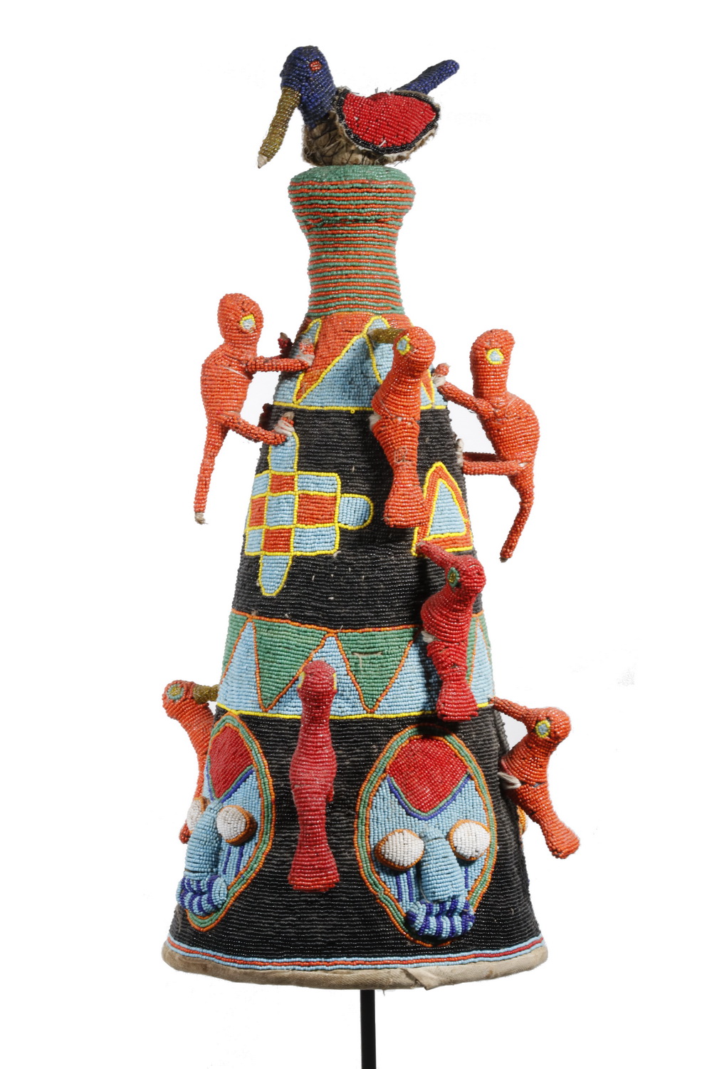 YORUBA NIGERIA AFRICAN ROYAL BEADED