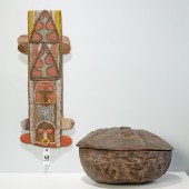 YORUBA PEOPLES, CARVED CONTAIN