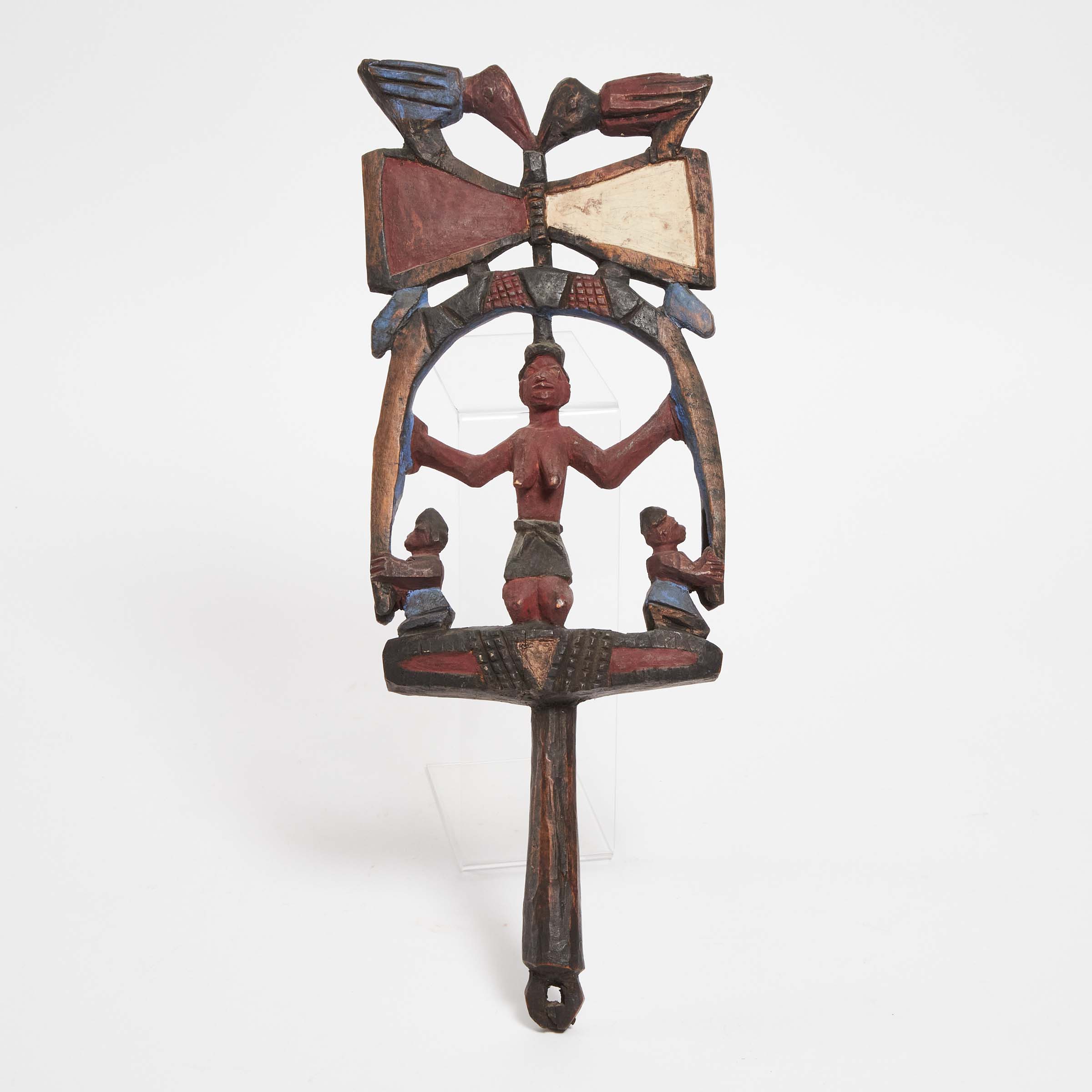 Yoruba Shango Staff, Nigeria,