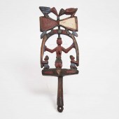 Yoruba Shango Staff, Nigeria,