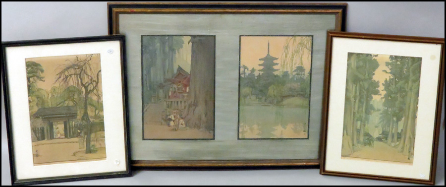 YOSHIDA HIROSHI (1876-1950) FOUR