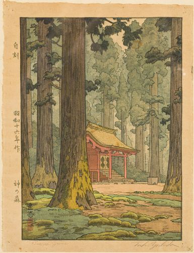 YOSHIDA TOSHI, SACRED GROVE, 20TH
