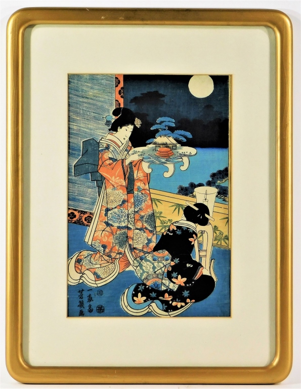 YOSHIIKU UTAGAWA WOODBLOCK PRINT OF