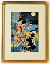 YOSHIIKU UTAGAWA WOODBLOCK PRI