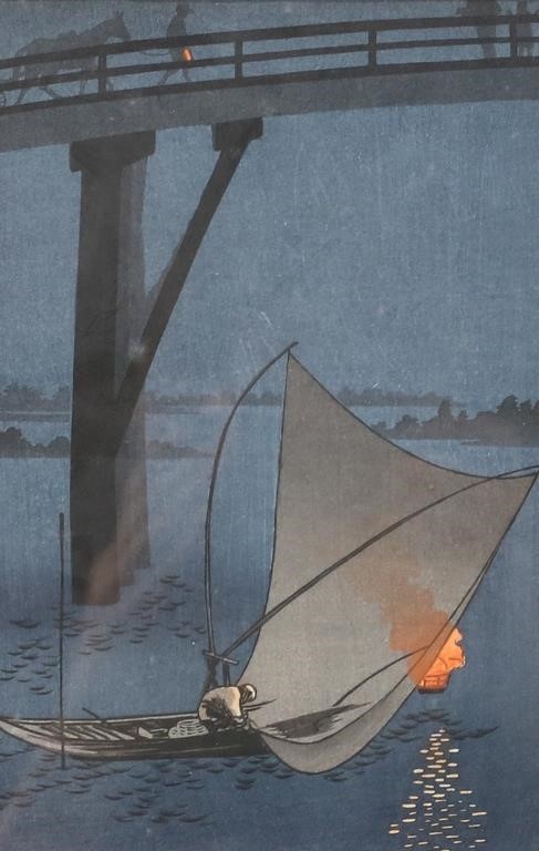YOSHIMUNE ARAI JAPANESE BLOCK PRINT