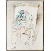 YOSL BERGNER, OIL ON CANVAS, 1