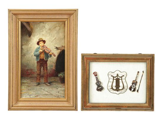 YOUNG BOY PLAYING VIOLIN