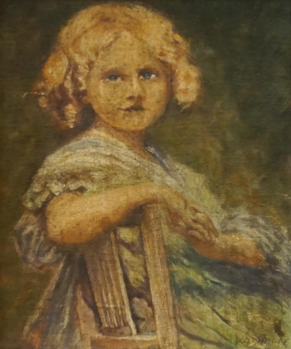 YOUNG GIRL SEATED, EARLY 20TH