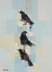 YOUNG-IL AHN, (B. 1934), ABSTR
