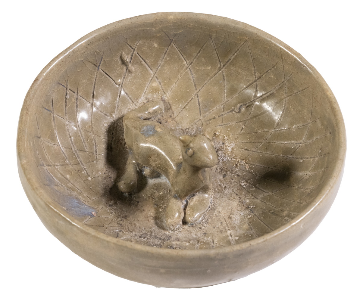 YUEH WARE POTTERY BOWL, KOREA,