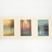 YUHAN ITO, (3) WOODBLOCK PRINT