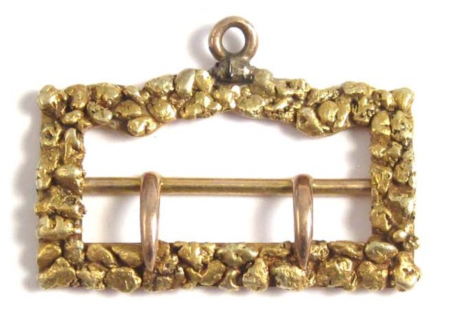 YUKON GOLD NUGGET BUCKLE a