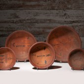 Yup'ik Painted Wood Bowls, Gra