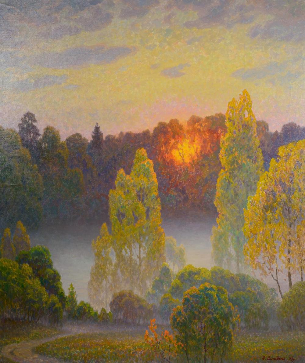 YURI ZLYDEN OIL ON CANVASYURI