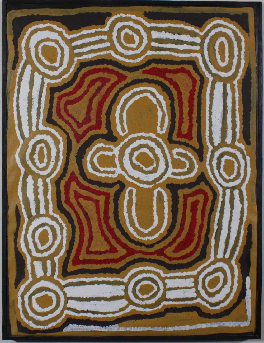 YUYUYA NAMPITJINPA ACRYLIC ON