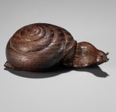 YUZAN: AN UNUSUAL WOOD NETSUKE