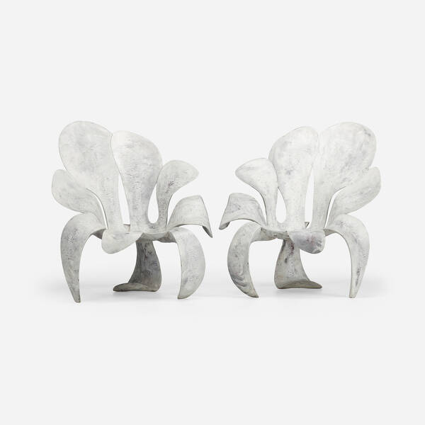 Yves Boucard. Armchairs, pair.