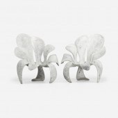 Yves Boucard. Armchairs, pair.