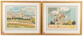 YVES BRAYER. TWO COLOR LITHOGR
