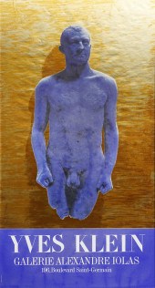 YVES KLEIN COLLAGE GALERIE POS