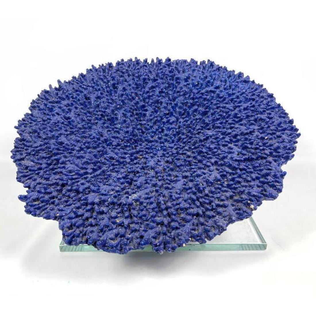 Yves Klein style sculpture. Blue