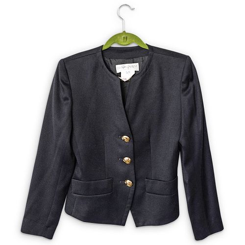 YVES SAINT LAURENT BLACK WOOL WOMEN