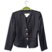 YVES SAINT LAURENT BLACK WOOL