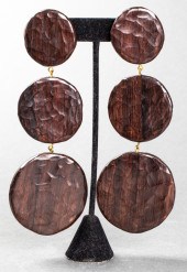 YVES SAINT LAURENT CARVED WOOD