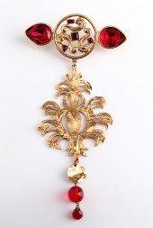 YVES SAINT LAURENT GOLD-TONE &